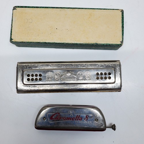 Lot 2 Vintage Hohner Harmonicas eBay