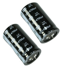 2pcs - Teapo LH 4700uF 125v replaces 100v Radial Electrolytic Capacitor