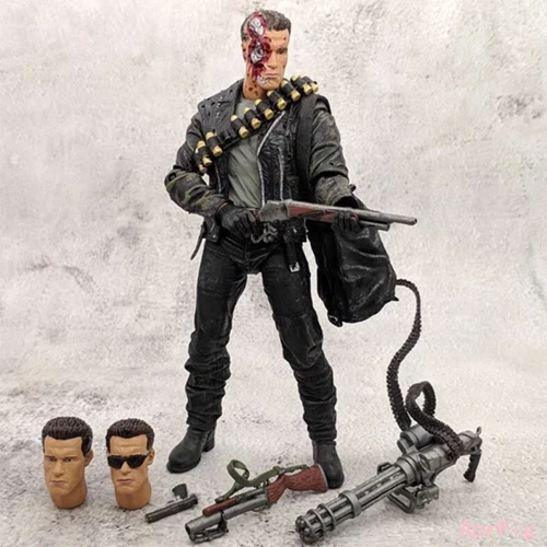 17cm NECA Terminator Ultimate Terminator Tech Noir T-800 Action Figure Collect - Picture 7 of 17
