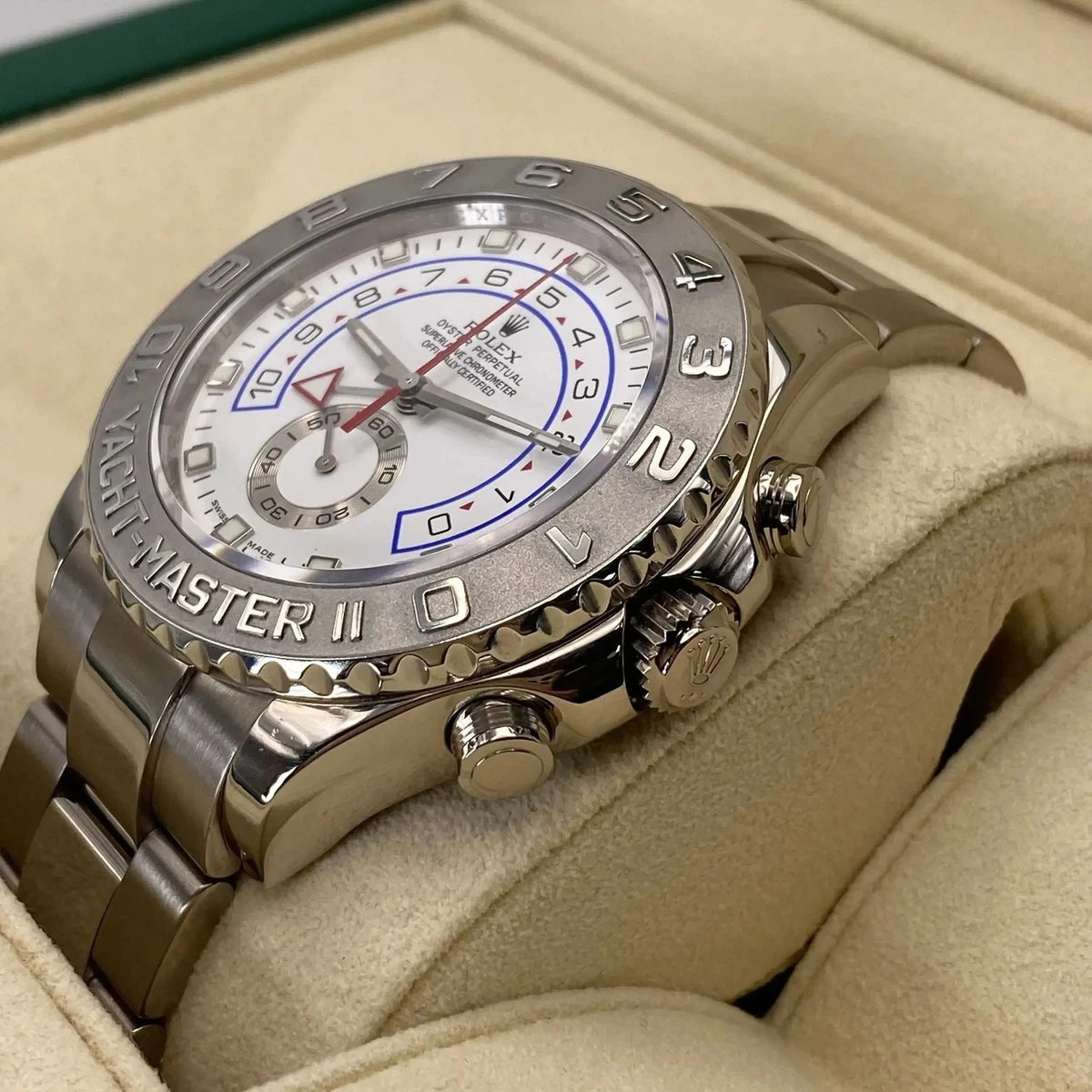 Yacht master ii store white gold