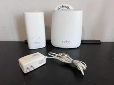 NETGEAR Orbi RB20 Router With Wall-Plug Whole Home Mesh WiFi + Extender (RBW30)
