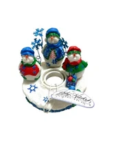 Candle Capper Old Virginia Candle Kathy Hatch "LET IT SNOW" NIB