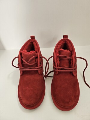 UGG Neumel Men's Chukka Boot, Size 9 -Red NEW