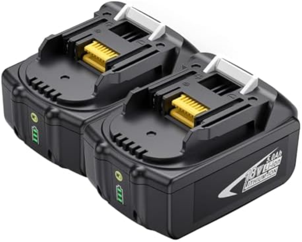 18V 5ahï¼Œ2pcs batteria di ricambio BL1850B BL1850 con 1pcs 4A doppio caricabatt