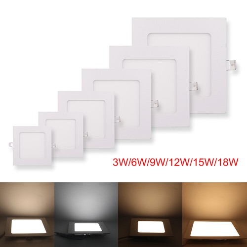 12W 18W 24W LED Recessed Ceiling Lights Panel Down Lights Bulb Slim Lamp Fixture - Picture 3 of 30