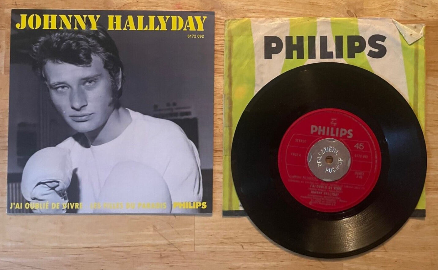 100% Vinyle : J'ai oublié de vivre - Johnny Hallyday