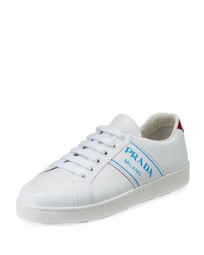 blue prada platform sneakers
