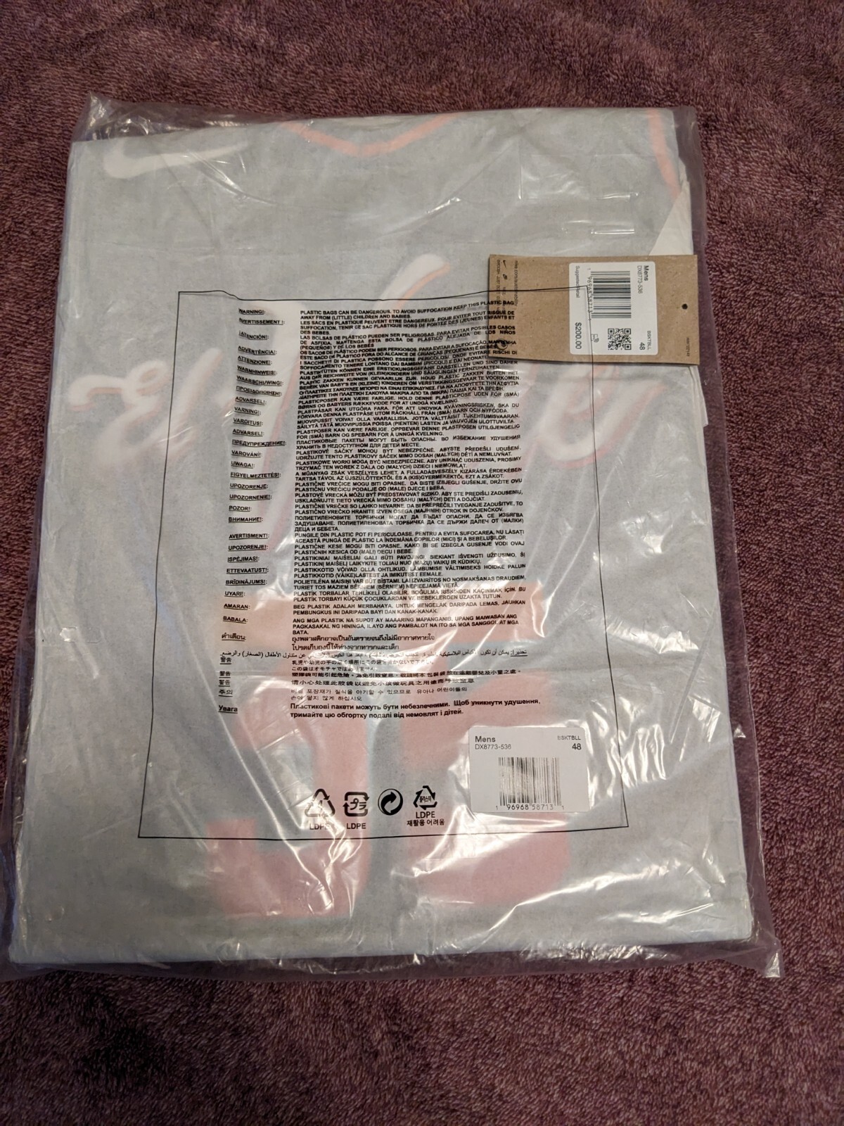 Nike NBA Kevin Durant Phoenix Suns Authentic City Edition Jersey Men Size 48 L