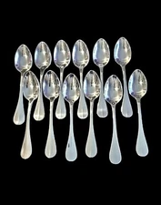 Steelite, Baguette, Soup / Dessert Place Spoons Flatware 7 1/4", 12PCS