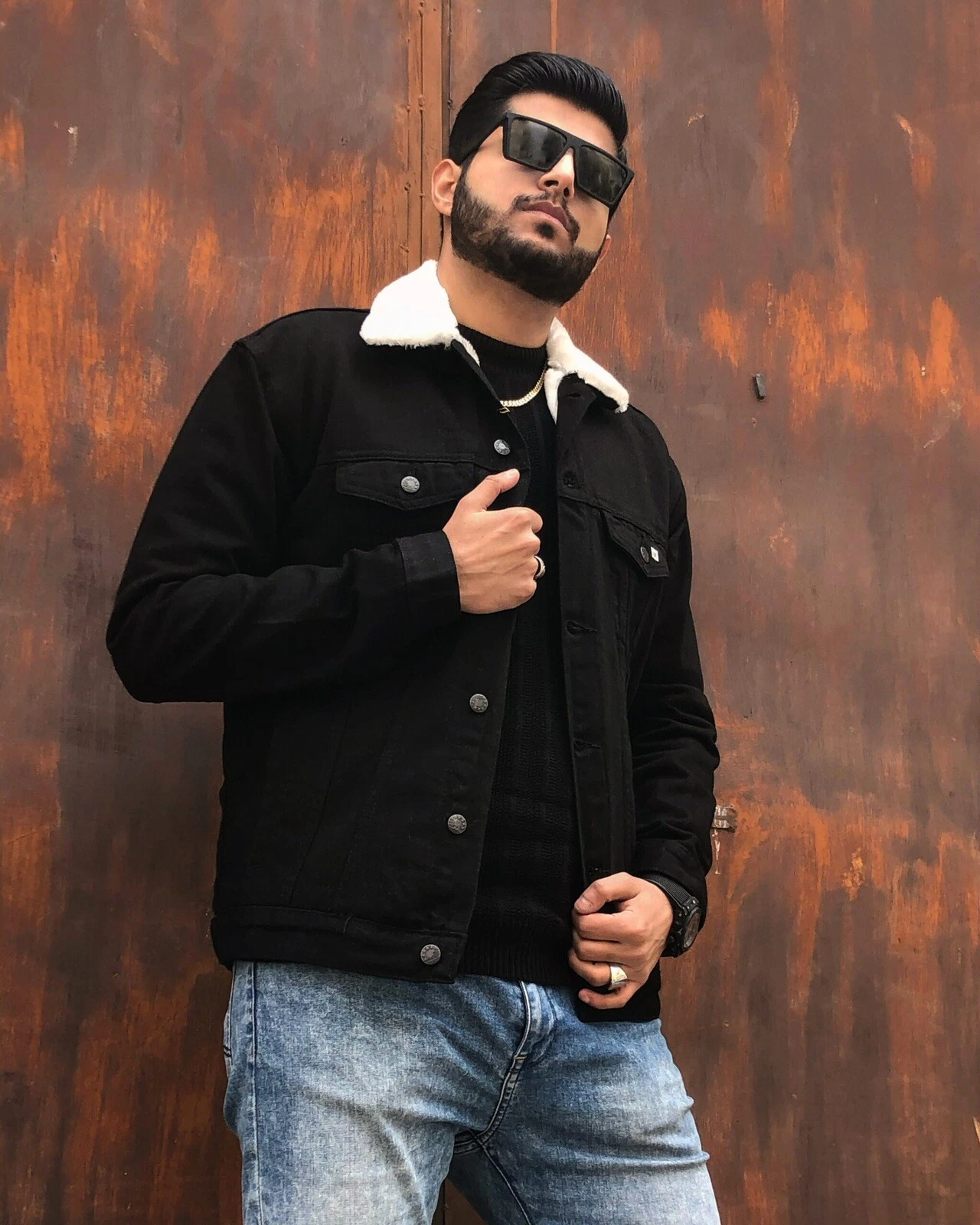Dlon Sheep Wool Denim Jacket