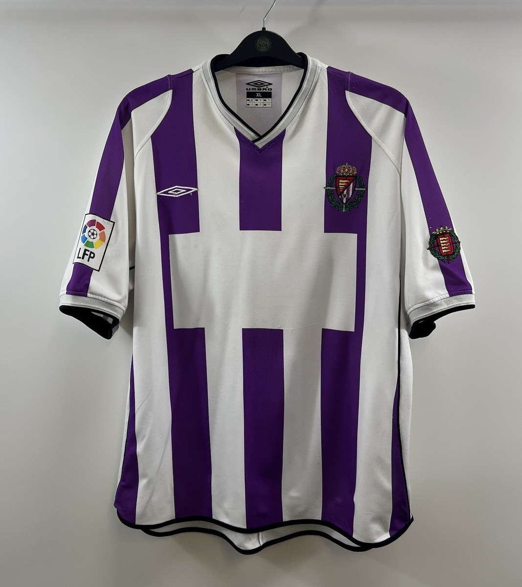 Real Valladolid Home Football Shirt 2001/03 Adults XL Umbro A642