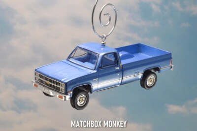 1981 Chevy C-20 Scottsdale Long Box Pickup Truck Squarebody Christmas Ornament