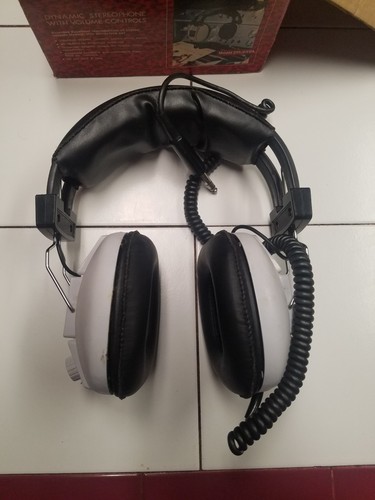Vintage NOS Numark Stereo Headphones DH-20VA Stereo + Mono Volume Mics EXTRAS - Picture 5 of 11