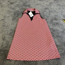 zara viscose v neck mini dress sleeveless BNWT Small Red