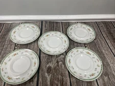 Mikasa Anson Coulture Collection 6.5”Saucer Floral L2001 ~ Set of 5