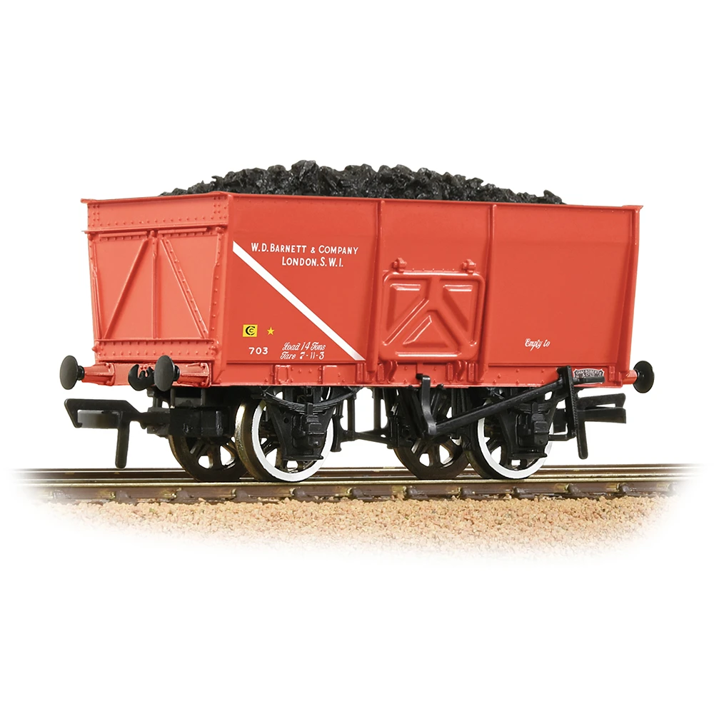 Bachmann 37-429 OO Gauge 16T Steel Slope-Sided Wagon 'WD Barnett & Co.' [WL]