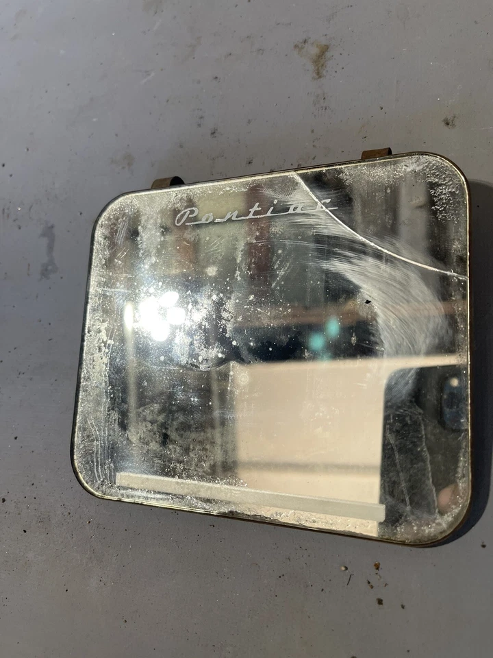 Pontiac 1946-1967 parasol tocador espejo accesorio distribuidor rat rod moldura Foto 3 de 4