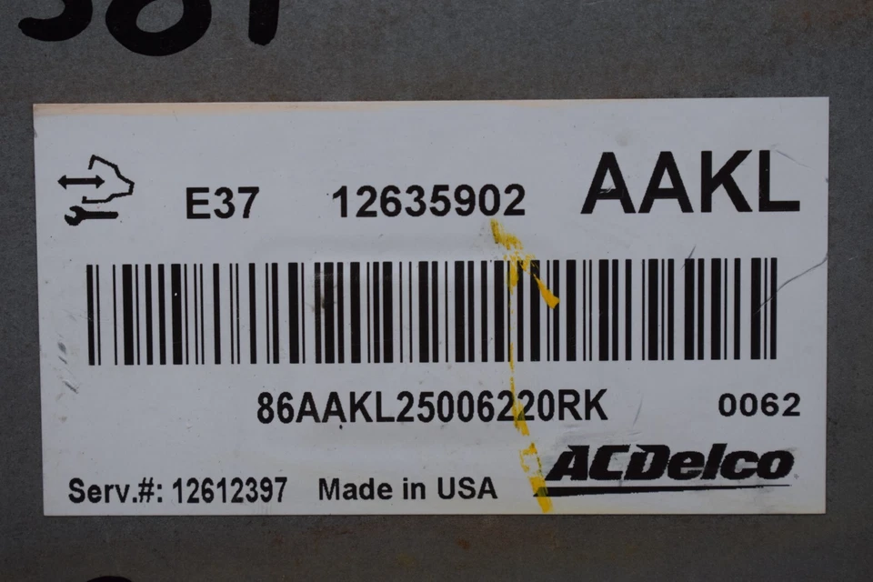 Chevrolet HHR 2007-2011 motor ordenador ecu ecm 12612397 12635902 AAKL OEM Foto 2 de 4