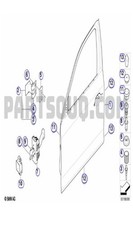 Porte avant et accessoires BMW 545