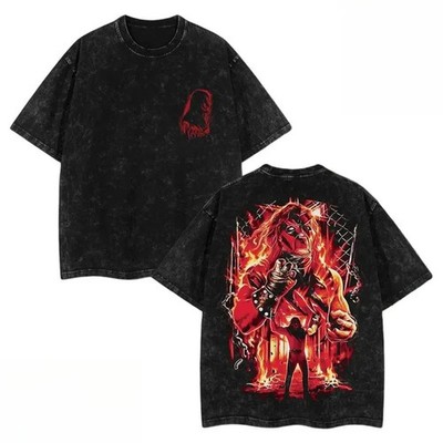 WWE4U Retro Vintage Limited Edition Maglietta Kane ''The Big Red Machine''  Tee