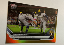 27/50* Milwaukee Brewers 14th Straight Win - 2025 MLB Topps NOW® - Card 561