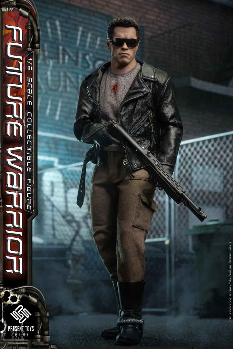 New PRESENT TOYS PT-sp80 1/6 Future Warrior T800 Arnold 12