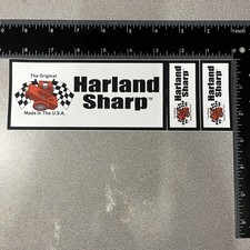 Harland Sharp Roller Rocker Decal 3 Sticker Sheet Nhra Nascar Racing Harland Sharp Roller Rocker Decal 3 Sticker Sheet Nhra Nascar Racing