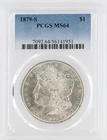 1879-S Morgan Silver Dollar PCGS MS64 S$1 San Francisco Minted No Reserve