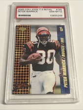 2000 Collector’s Edge T-3 Retail Peter Warrick Rookie PSA 10 GEM MINT Bengals
