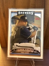 2006 Topps Chrome Prince Fielder RC Rookie #307 Card. rookie card picture
