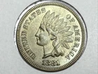 1881 Indian Cent in uncirculated original mint color