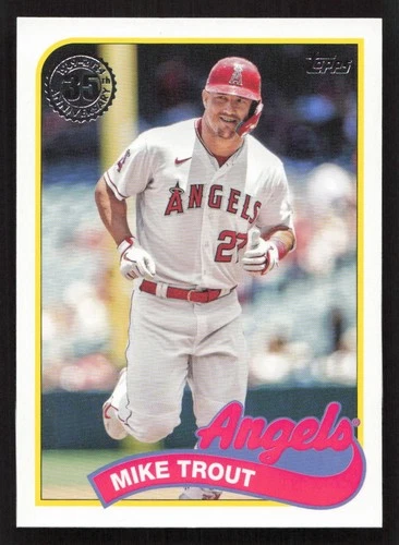 2024 Topps Mike Trout 1989 Topps 35th Anniversary (Series One) #89B-70 Card