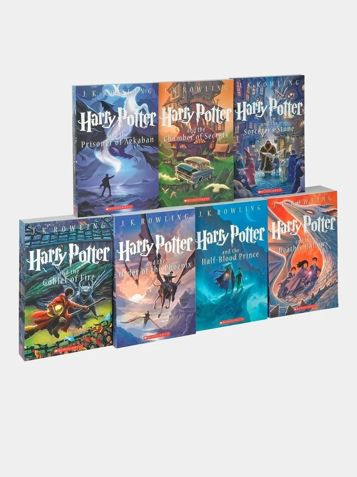 Harry Potter Complete 7 Book Set by J.K. Rowling  Paperback New - Image 2 of 4