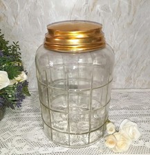 SILOS GOPPION MILANO ANTICO CONTENITORE CARAMELLE CAFFÈ VETRO H23BASE15CM INTEGR