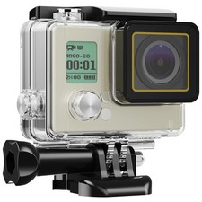60M/196FT Waterproof Housing Underwater Case for GoPro Hero 4/3/3