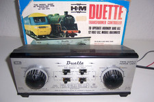 Used H &M Duette Twin Track Power Unit & Controller for 12V OO/N Gauge Boxed