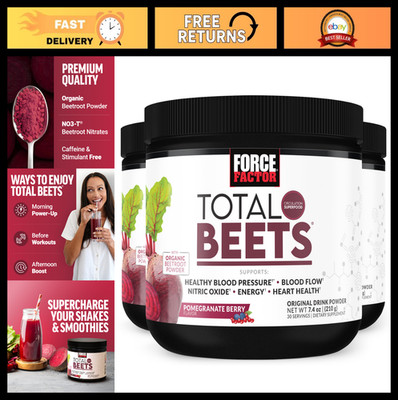 Total Beets Drink Mix for Enhanced Circulation & Blood Flow Support - 30 Serving