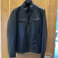 BNWT BOSS Hugo Boss Men's Leather Jacket M [UK 48]