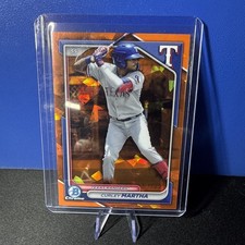 2024 Bowman Chrome - Prospects Curley Martha #BCP-168 Orange Refractor /25 (RC)