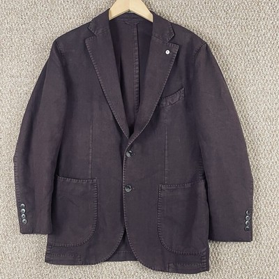 LBM 1911 Blazer Mens EU 52R / US 42R Limited Edition Unlined Made 