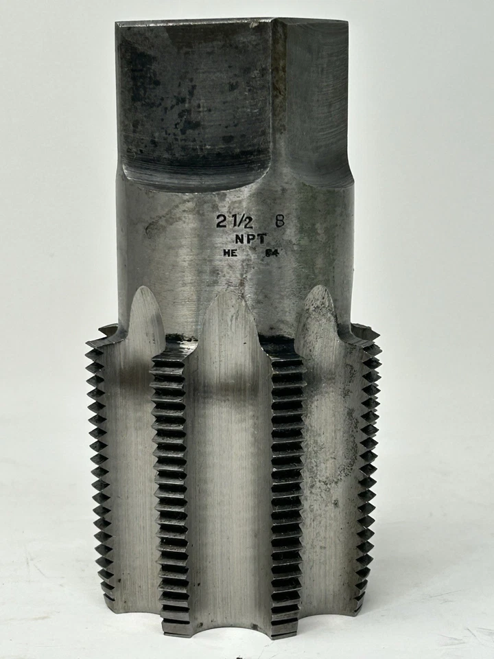 Greenfield 8 Flute Tapered Pipe Tap 2-1/2” 8 NPT 🇺🇸 - Image 2 of 4