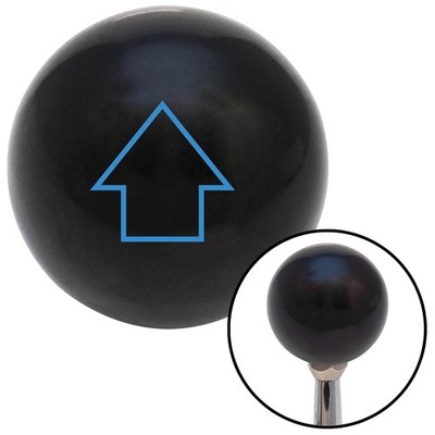 Blue Classic Arrow Up Black Shift Knob w/ M16x1.5 Insert Shifter Auto Manual