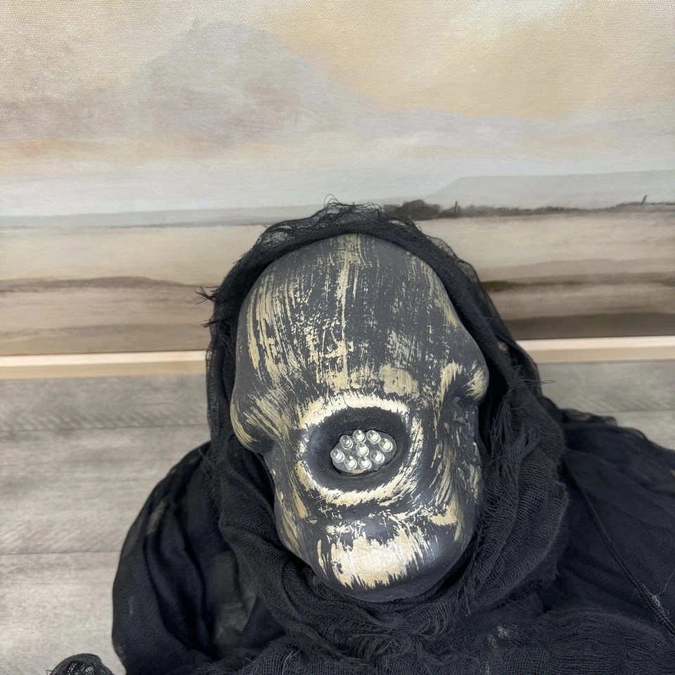 Pottery Barn Harry Potter Colgante Halloween Iluminado Dementor Negro Defectos Leer OB Foto 3 de 4