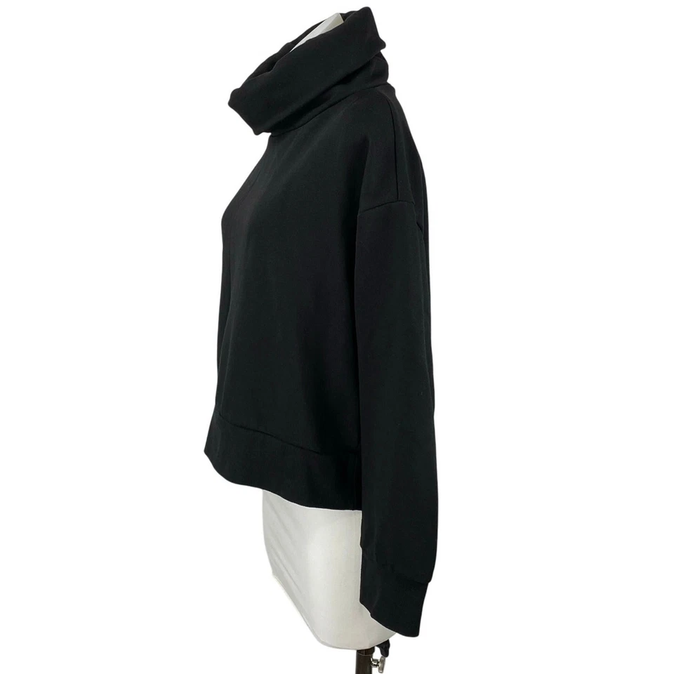 Zara Women's Black Turtleneck Long Sleeve Pullover Sweatshirt Sweater Top Size L - Image 2 of 4