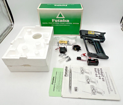 FUTABA MAGNUM SPORT FP-2PB RADIO CONTROL (2) FP-S148 SERVO NO RECEIVER XO