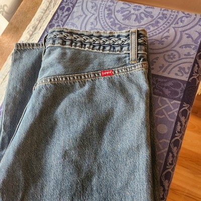 Ribcage Wide-Leg Levis Jeans für Damen, medium indigo stonewash, Größe 29x30