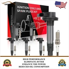 Ignition Coils & Spark Plugs for Lincoln MKX Ford F-150 Mustang 3.7L Edge 3.5L