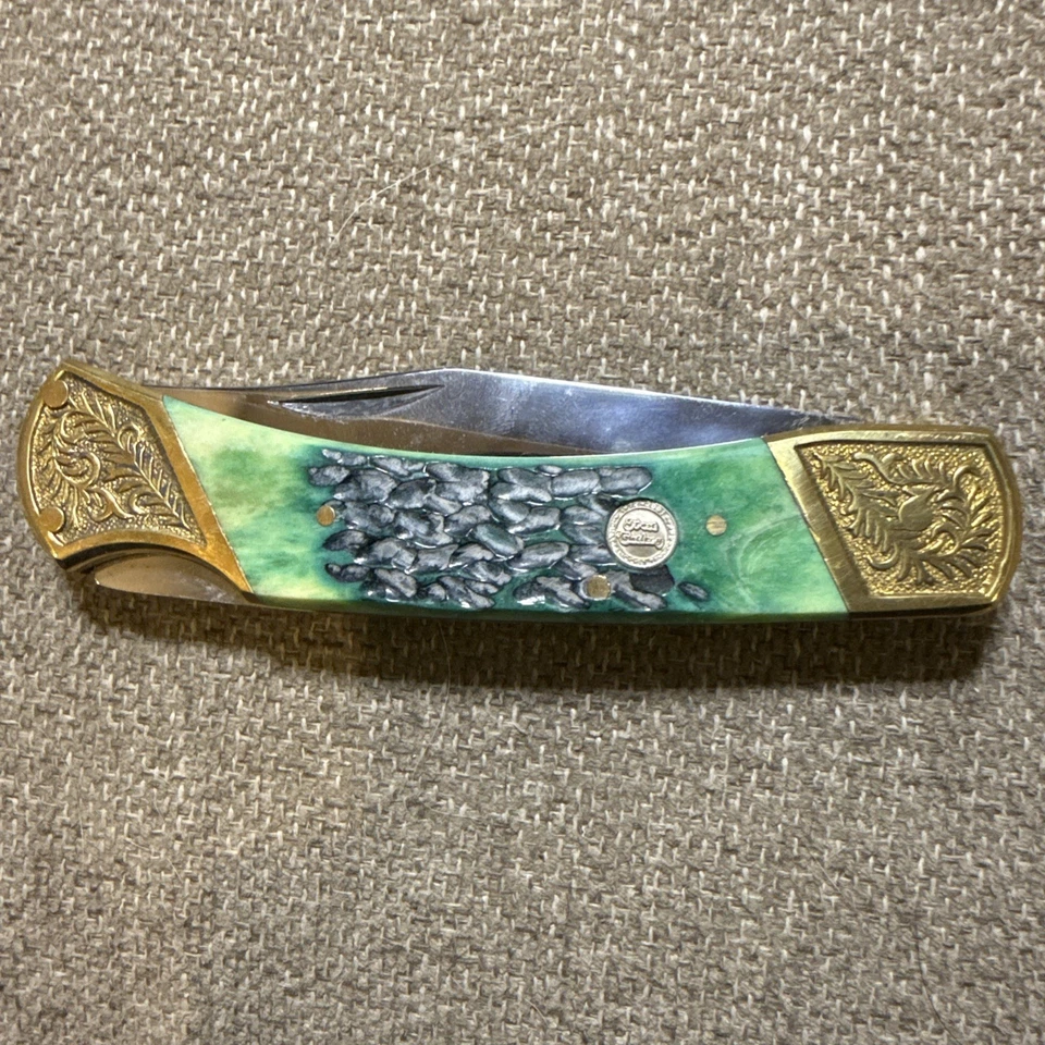 Faca de garra de urso talheres de gelo alças genuínas de sulco de minhoca  - Imagem 3 de 3