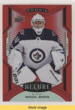 2020-21 Upper Deck Allure Rookie SP Red Rainbow Mikhail Berdin #128 READ 6f8
