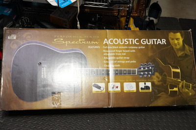 Spectrum Performer Series Acoustic Guitar   Full Size Cutaway   Original Box